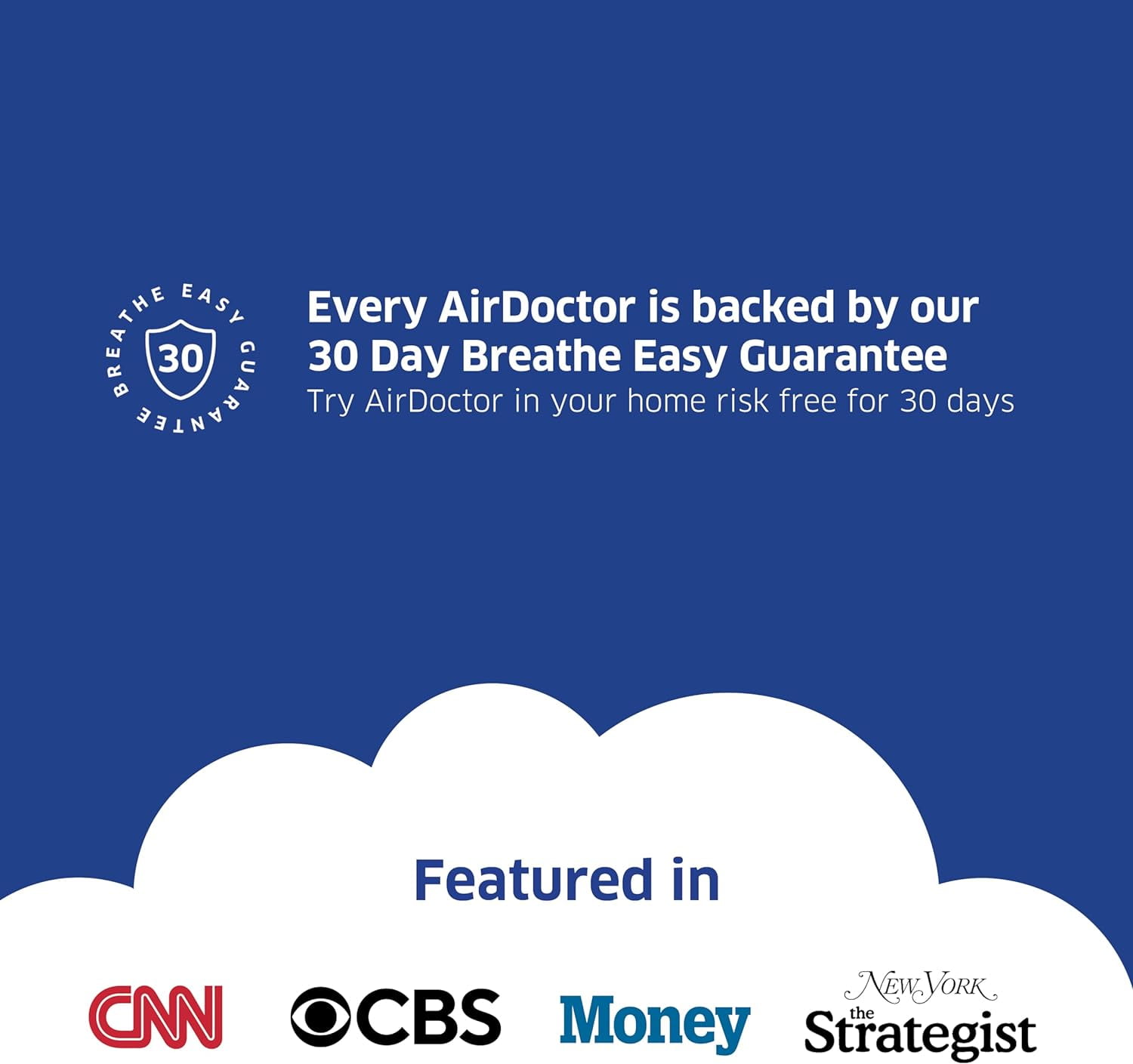 Airdoctor 2000i Smart Air Purifier for Small Rooms, Covers 305 Square Feet, 13.85x6.6x18.72 in., White, 1-Pack