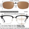 thumbnail image 4 of Lentes de Sol Polarizados CAXMAN con Clip Marrón UV 57x36 mm, 4 of 6
