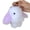 Purple ear, variant on Soft Plush Bunny Keychain - Adorable Long Ear Rabbit Fluffy Pom Pom Key Ring for Women Girls, Cute Stuffed Animal Toy Bag Charm for Backpack Purse Handbag Decor