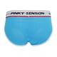 thumbnail image 5 of Calzoncillos tipo bóxer de modal cosidos para hombre, ropa interior suave y elástica Azul, 5 of 8