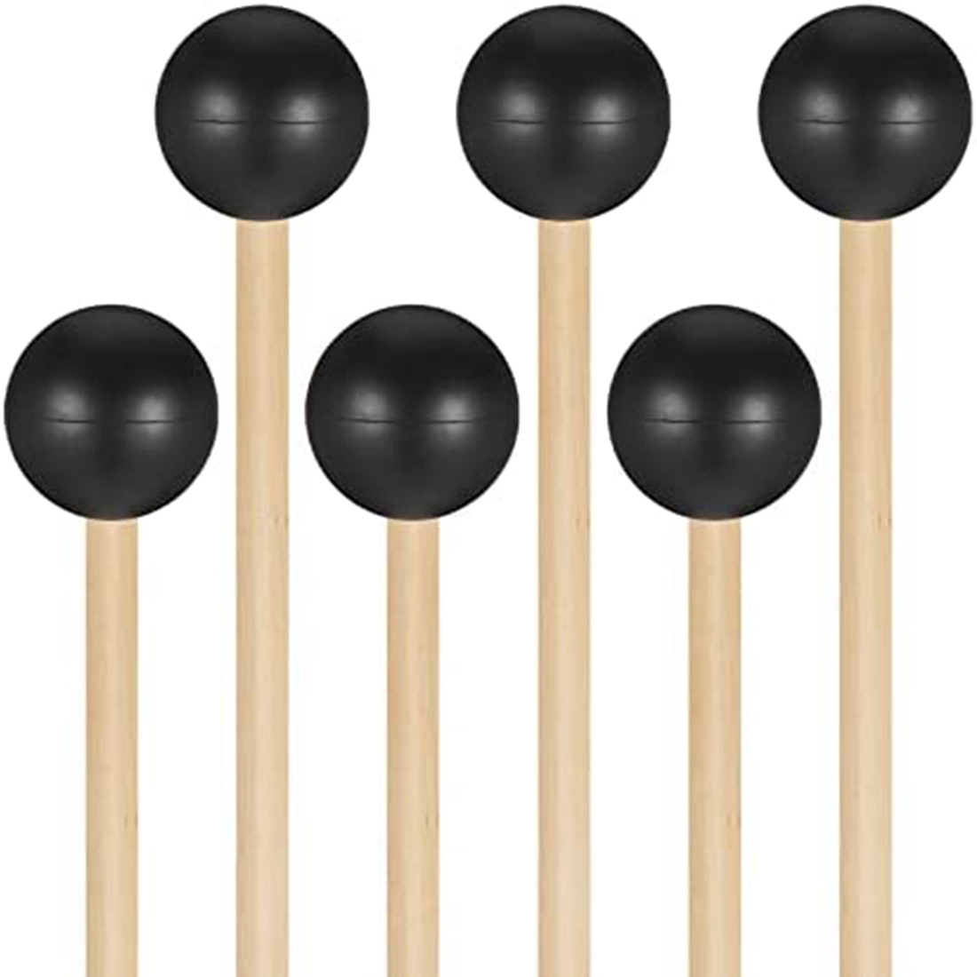 WELPET 6 Pcs Marimba Mallet Percussion Xylophone Glockenspiel Sticks