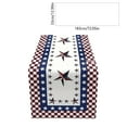 thumbnail image 3 of JWshufel Independence Day Patriotic Table Runner 4th of July Holiday Decor Dining Kitchen Tablecloth Memorial Day Celebration Table Decorations Polyester 72 Inch, 3 of 6