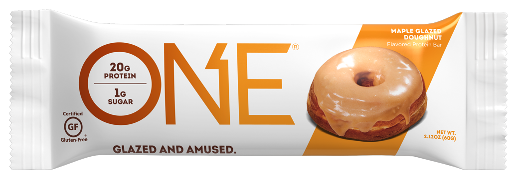 One Protein Bar, Maple Glazed Doughnut, 20g Protein, 4 Count - image 2 of 5