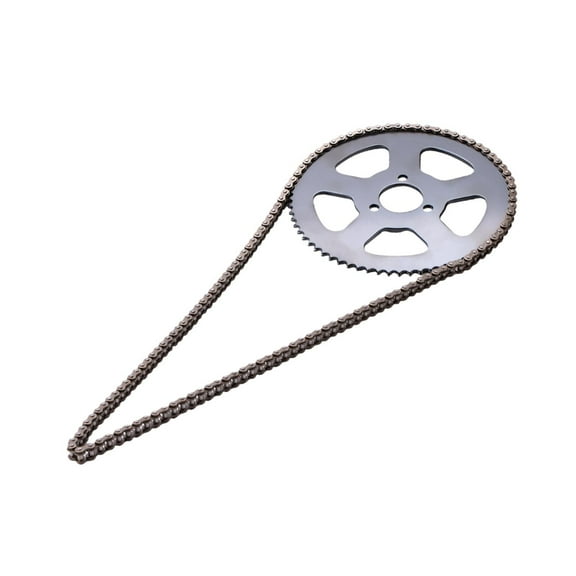 Dickly 25H 68 Tooth Front Sprocket 25H 136Links Chain for 4 Wheeler Bikes