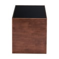 thumbnail image 2 of Aveiro Coffee Table Copper & Black Coffee Table, Modern Style, Tinted Tempered Glass rectangular shape tabletop, Steel, Indoor Living, 2 of 5