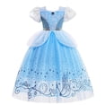 thumbnail image 1 of Disney Girl Cenicienta Cosplay disfraz vestir ropa niñas fiesta de Navidad vestidos de princesa niños cumpleaños boda vestido de baile 3T (etiqueta 110) Gao Jinjia LED, 1 of 2