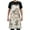 Cartoon Squirrel and Pine Nut, variant on Cherries and Bows Kitchen Apron with 2 Pockets Adjustable waterproof Cooking Aprons for Women Men Chef