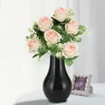 thumbnail image 6 of LanSuare Artificial Roses Flowers Silk Bouquet for Home Office Parties Table Centerpieces Bridal Wedding Decoration, 6 of 7
