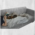 thumbnail image 6 of Beagle Soft Flannel Fleece Blanket, Puppy Hunting Dog Scent Hound Animal Portrait Looking and Sitting, Cozy Plush for Indoor and Outdoor Use, 70" x 90", Off White Caramel and Brown, by Ambesonne, 6 of 6