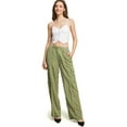 thumbnail image 4 of Love Tree Womens Juniors Tencel Cargo Pants (Light Olive, Large), 4 of 4