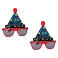 thumbnail image 1 of Birthday Eyeglasses Decoration 2Pcs Multi Color Creative Appearance Ideal For Festive Occasions And Parties, 1 of 3