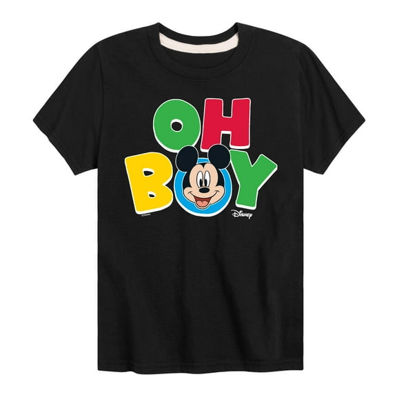Disney Jr - Oh Boy - Toddler & Youth Short Sleeve Graphic T-Shirt