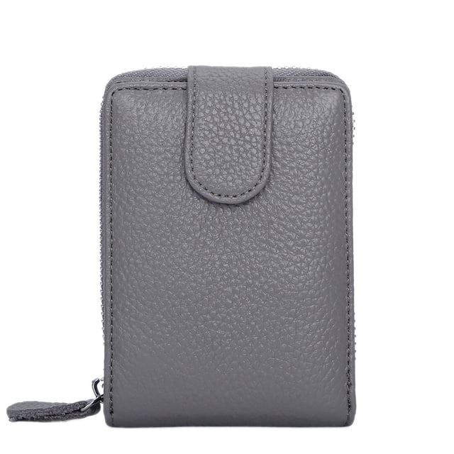 Hombres Mujeres Organizador de cuero Cartera RFID Bloqueo ID Tarjeta de crédito Caja Paquete Bolsa Titular Methold BB7031-04
