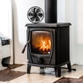 thumbnail image 6 of 6 Blades Heat Powered Stove Fan with Cover Log Wood Burner Eco Quiet Large Air Volume Fireplace Fan ,Efficient Warmth, 6 of 6