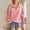Pink, variant on Aobny Blue Gym Tops for Women Thermal Quarter Zip Turtleneck Long Sleeve Sweatshirts Shirt Pullover Fall Womens Tops,S