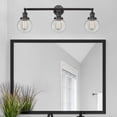 thumbnail image 4 of Innovations Lighting  Beacon 3 Light 30" Bath Vanity Light Clear/Matte Black, 4 of 5