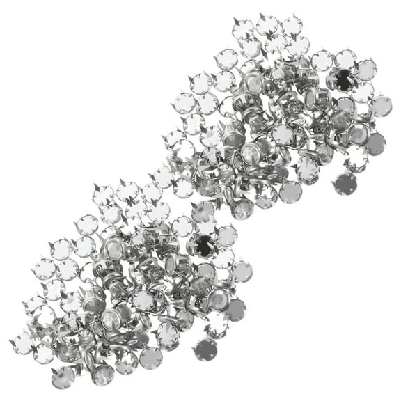 100pcs Clothing Spike Studs Decorative Rivets Round Claw Studs Dressmaking Claw Nails