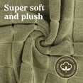 thumbnail image 5 of Superior Nora Cotton Absorbent Thick Terry Bathmat Set of 2, Forest Green, 5 of 10