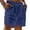 Navy, variant on OIOLOYJM Mens Golf Shorts Cotton Linen Elastic Waistband Shorts Spring Vacation Lightweight Short Pants Stretch Workout Outfits with Pockets Army Green M