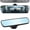 Anti Glare(Suction Cup), variant on Rear View Mirror, Universal 12" (305mm) Wide-Angle Panoramic Convex Rearview Mirror with Clear Slim Frame, Strap- Design Fits  to Reduce Blind Spots for  SUVs