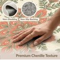 thumbnail image 6 of ODIKA 9'x12' Washable Area Rug Oushak Vintage Scrolling Vine Border Cream Farmhouse Boho Large Refined for Great Room, Indoor Concept, Living Low Pile, Flatwoven, 6 of 7