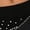 Black, variant on iixpin Women's Latin Tassel Dance top and Irregular Hem Skirt 2 piece sets for Ballroom Cha-cha Rumba Tango Hot Pink XL