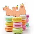 thumbnail image 5 of Big Dot of Happiness Capy Birthday - Dessert Cupcake Toppers - Capybara Party Clear Treat Picks - Set of 24, 5 of 8