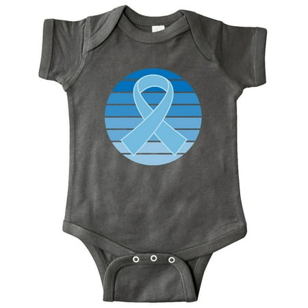 

Inktastic Prostate Cancer Graves Disease Awareness Ribbon Gift Baby Boy or Baby Girl Bodysuit