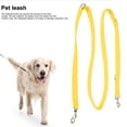 thumbnail image 4 of Pet Leash Rope 2m Double Buckle Nylon Flexible Pet Dog Walking Leash Traction Rope With ChainYellow 2.5cmx200cm, 4 of 8