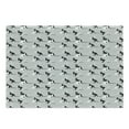 thumbnail image 1 of Kangaroo Cutting Board, Seashell Pattern Built in Animal Silhouette on Plain Background, Decorative Tempered Glass Cutting and Serving Board, in 3 Sizes, by Ambesonne, 1 of 2
