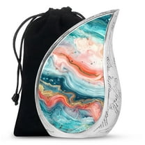 SUBSH Abstract Urns For Adult Female - Urns For Mom - Large Ashes Urn -10 Inch - Human Urns For Ashes Adult Large - Urn For Ashes For Women - Cremation Urns Large