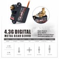 thumbnail image 3 of serony RC High Torque Coreless Servo Fit for RC 1:24 Car Fixed-wing Parts 4.3G, 3 of 6