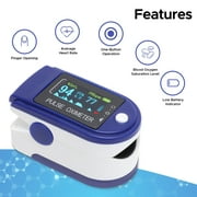 Signature® PO-1 Fingertip Pulse Oximeter LED Blood Oxygen Sensor Saturation SpO2 Monitor Lanyard Perfusion Index Batt Not Incl