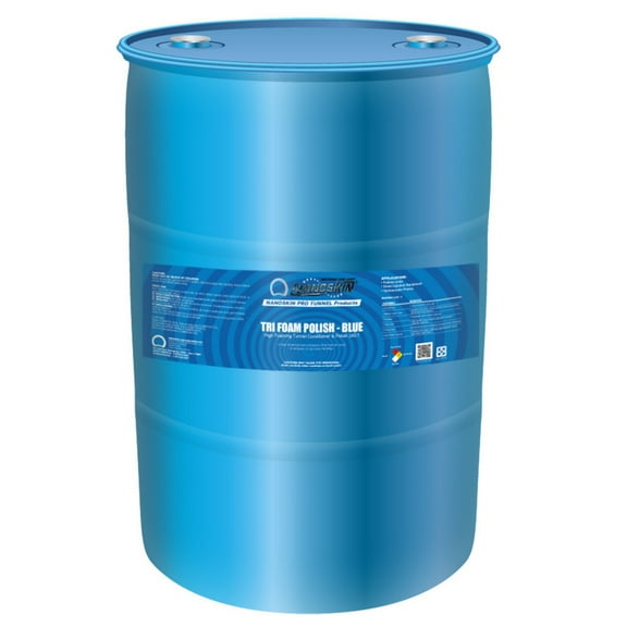 Car Wash Tunnel Series High Foaming Tunnel Conditioner & Polish - Blue (Dilution Ratio: 240:1) [NA-TFP3840-B], 30 Gallons