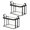 2pcs, variant on DICEWEN Large Thick Transparent Storage Box For Clothes And Blankets Organization