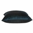 thumbnail image 4 of 22" x 7" x 22" Transitional Dark Blue Solid Pillow Cover With Poly Insert, 4 of 5