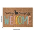 thumbnail image 3 of decorative Easter Bunny Entry Mat, Durable Non-Slip Floor Cover with Vibrant Lettering, Perfect for Outdoor Welcome Signs for Porch, Easter Front Door decorations, and Sprucing Up, 3 of 3