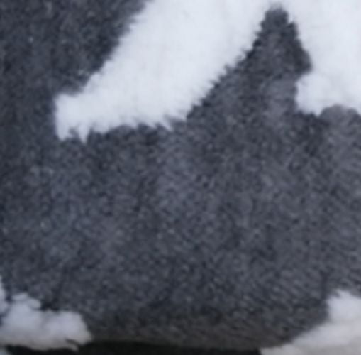 Sherpa Jacquard throw