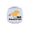 thumbnail image 1 of Voting Probability Equestrian Sports Mirror Portable Compact Pocket Makeup Double Sided Glass, 1 of 3
