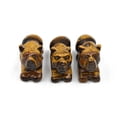 thumbnail image 2 of Natural Tiger Eye Carved Healing Tiger Figurines Reiki Energy Stone Display Decorations 50x22x35mm, 2 of 5