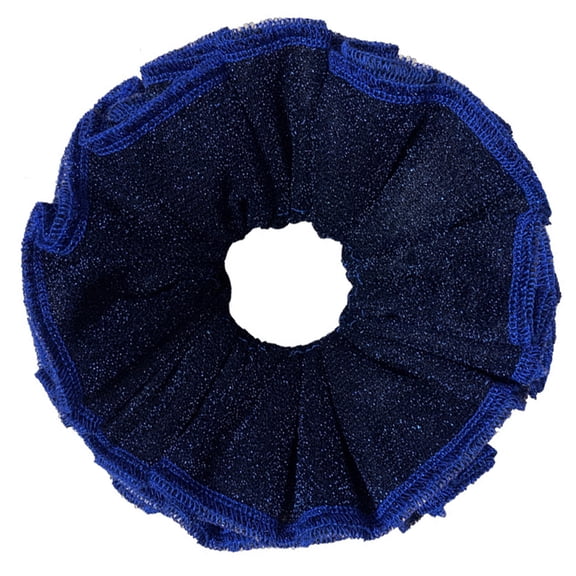 RUISINERY Glitters Hair Scrunchies Thick Updo Oversized Dark Hair Scrunchy Elegant Hair Rope Scrunchy Women Ponytail Holder