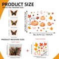 thumbnail image 3 of Fiudx Liquidación navideña Pegatinas con temática de calabaza Pegatinas coloridas para cristales de ventanas, 3 of 7