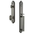 thumbnail image 2 of Grandeur 844099 Arc Solid Brass Rose Keyed Entry Single Cylinder Full Plate "D" Grip, 2 of 5