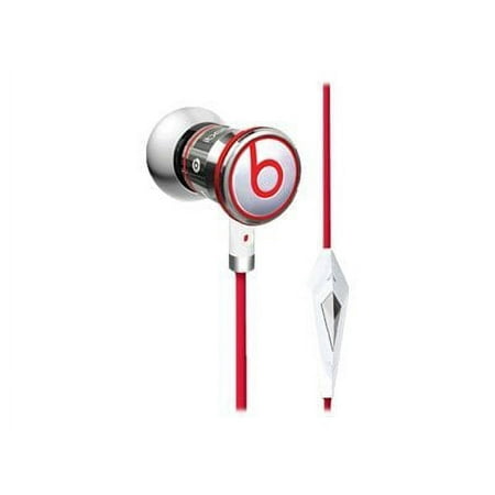 Monster iBeats Headphones with ControlTalk - Headset - in-ear - wired - noise isolating - chrome