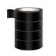 thumbnail image 1 of PVC Insulation Flame Retardant Waterproof Electrical Tape High Temperature Resistance for Car Repair Wires and Cables 25mm x 20m 4 Pack, Black, 1 of 4