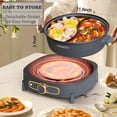 thumbnail image 4 of Olla eléctrica DEZIN Shabu Shabu de doble sabor de 6 litros, 4 of 7