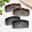 Brown, Black, variant on White Large Decorative Hair Side Comb for Women, 4.65 x 3.66 x 1.02 Inches