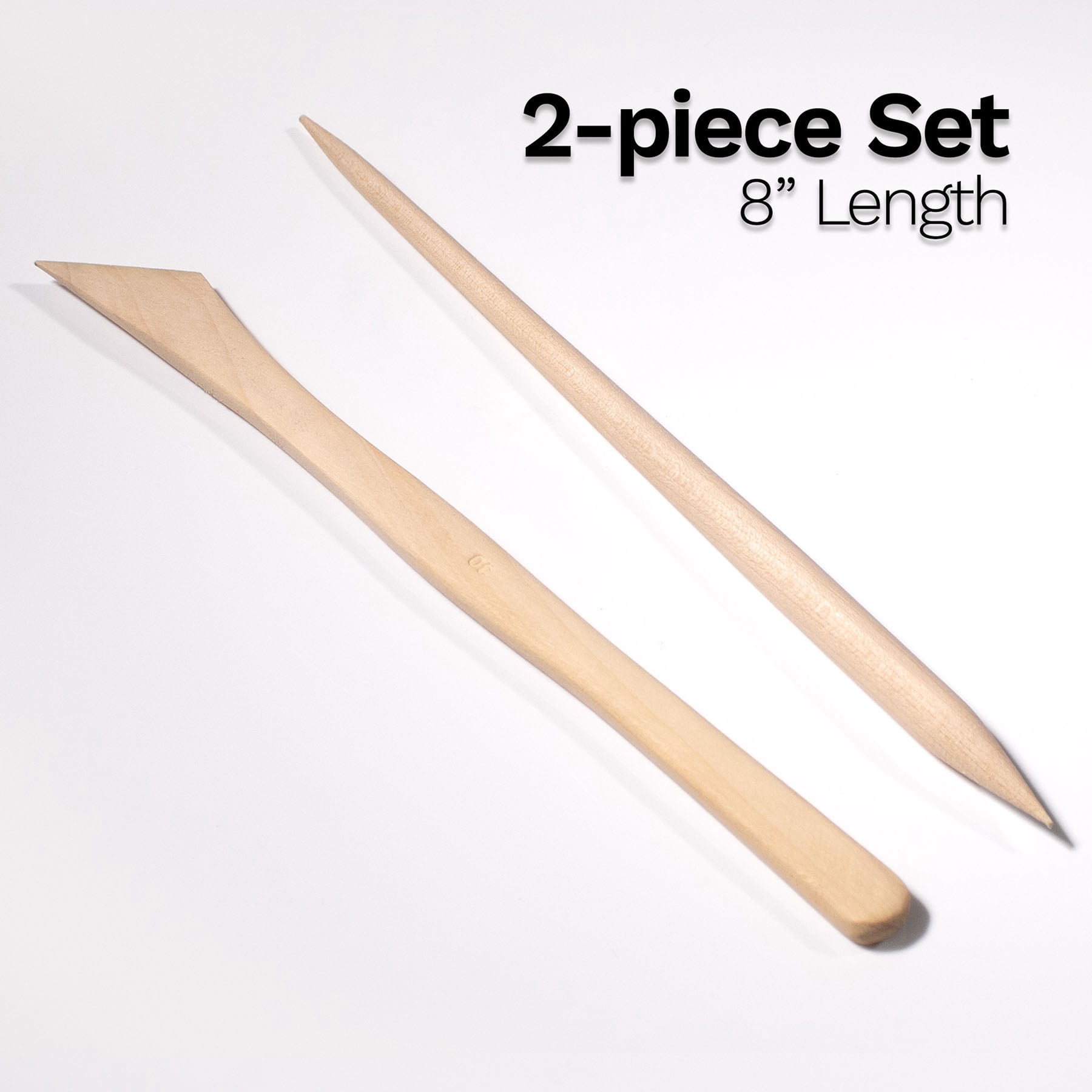 DAS Modeling Clay Tools, Hardwood Set, 2 Pieces Per Set, 3 Sets