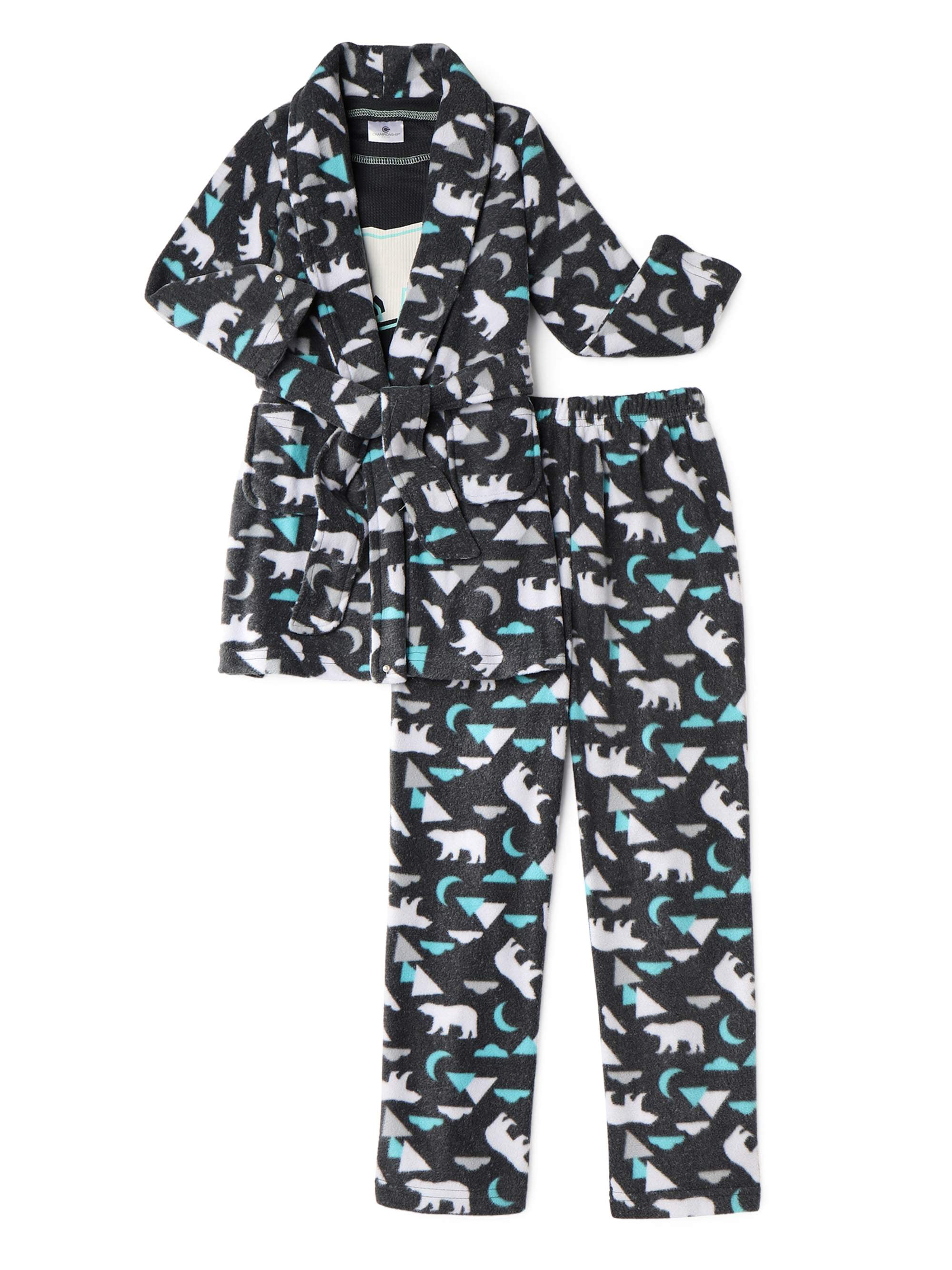 Championship Gold Championship Gold Toddler Boy Robe & Pajamas, 3pc Set