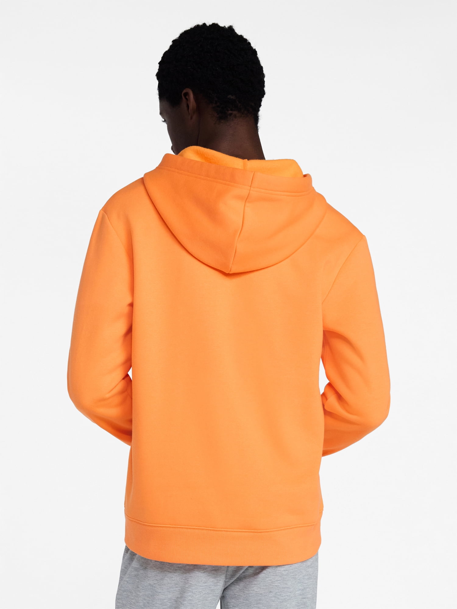 Athletic Works Men's and Big Men's Zip Up Fleece Hoodie Sweatshirt, Sizes S-5XLT